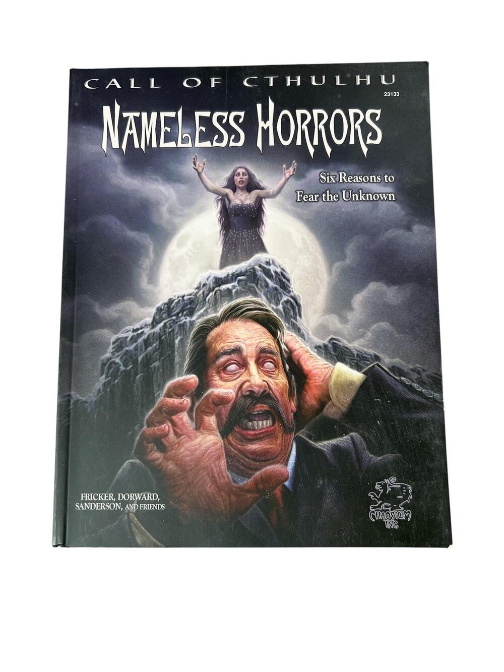 Call Of Cthulhu Nameless Horrors Chaosium Black Horror Hardcover Fricker